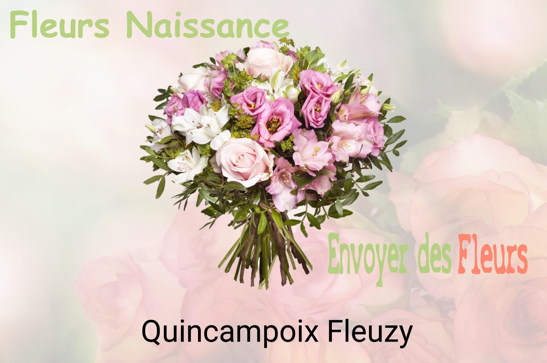 Bouquet de fleurs de naissance livré à Quincampoix-Fleuzy