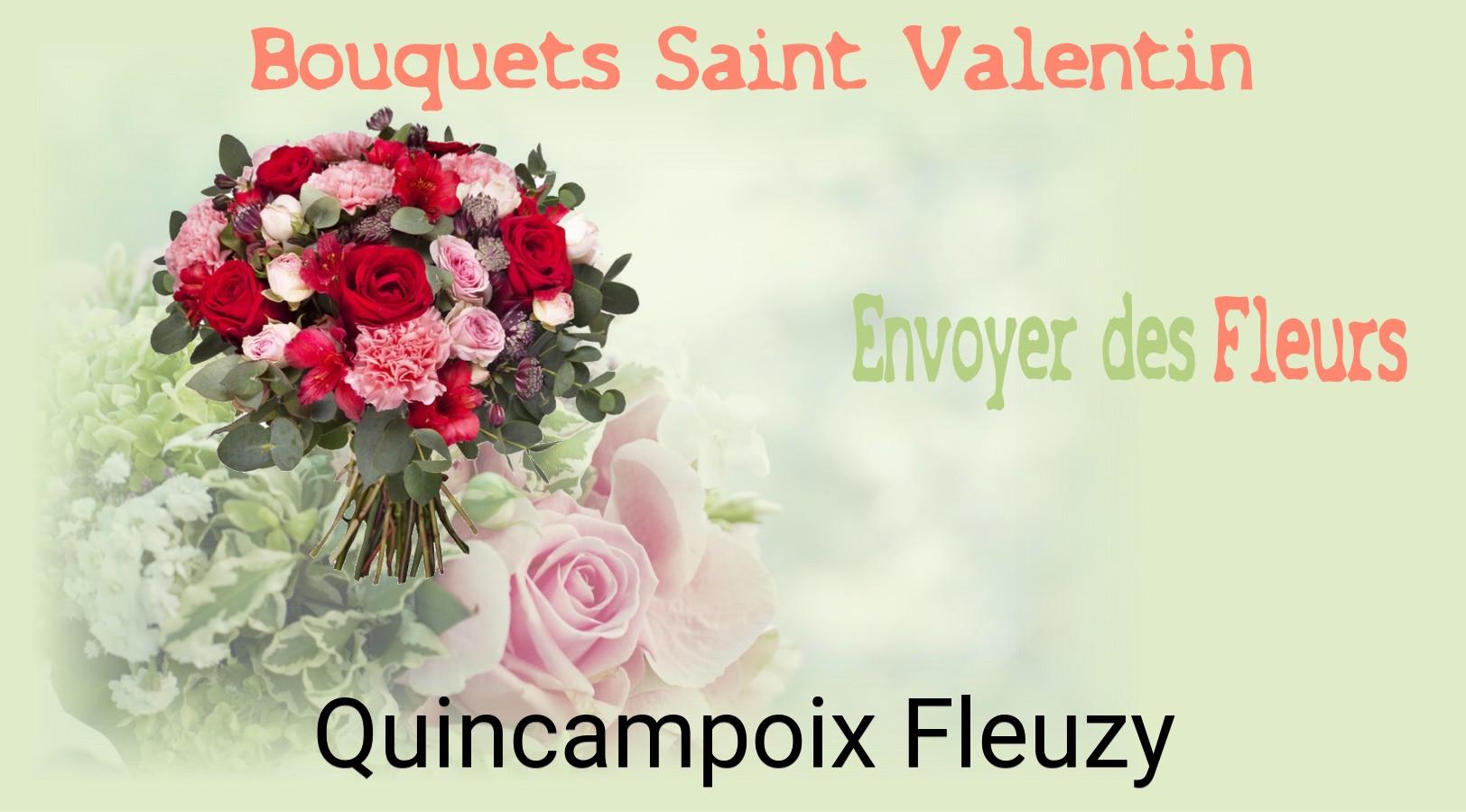 Roses de Saint-Valentin livrées à Quincampoix-Fleuzy